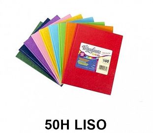 CUADERNO T/D TRIUNFANTE 123 19X24 50H LISO ARAÑA