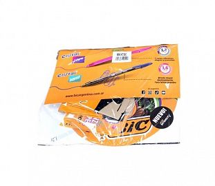MATERIAL POP BIC MINI KIT, POSTER, COLGANTES, ANOTADORES