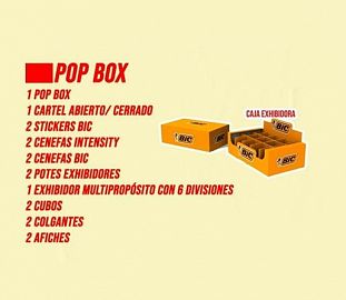 MATERIAL POP BIC KIT POP BOX
