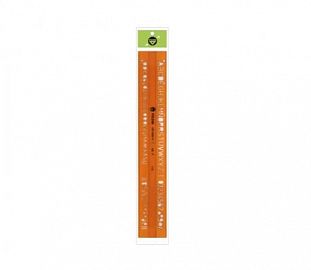 LETROGRAFO PIZZINI 14MM COLOR NARANJA BOLSA X1