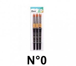 PINCEL REDONDO OLAMI BL X6 120-0