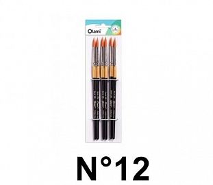 PINCEL REDONDO OLAMI BL X6 120-12