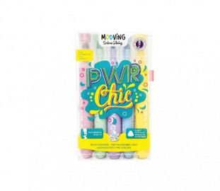 RESALTADOR COLORING CHIC X 5