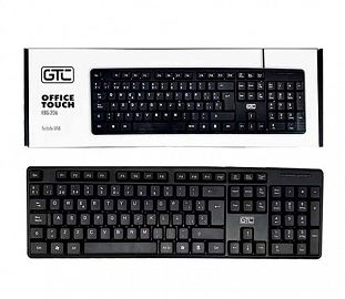 TECLADO USB GTC OFFICE TOUCH NEGRO