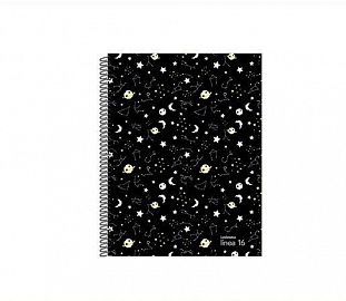 CUADERNO C/ESPIRAL LEDESMA LINEA 16 T/F 22X29 84H RAYADO