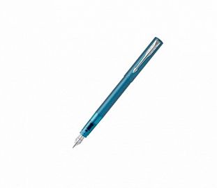 PLUMA PARKER VECTOR CELESTE PERLADO PUNTA MEDIANA