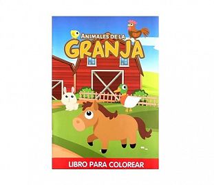 LIBRO PARA COLOREAR ECO ANIMALES DE LA GRANJA
