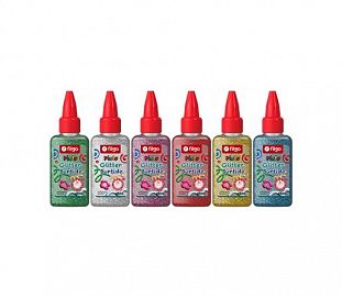 ADHESIVO C/GLITTER FILGO 25ML CJ X12 SURTIDO