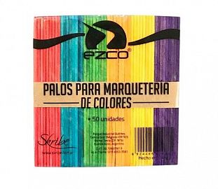 PALITO PARA MAQUETERIA EZCO COLOR X50