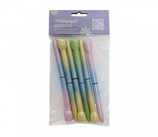 BOLIGRAFO SIMIL METAL PASTEL ROSE BL X6