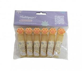 GOMA DE BORRAR LAPIZ LABIAL HUELLAS BL X6