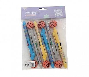 BOLIGRAFO 4 COLORES 60 BASQUET BL X6