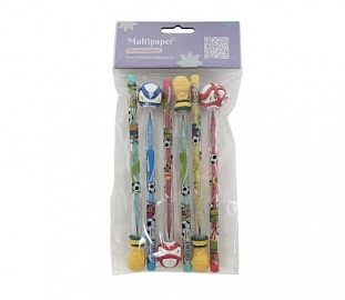 LAPIZ CON MINAS INTERCAMBIABLES WORLD CUP BL X6