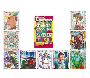 LIBRO PARA COLOREAR INKDROP SURTIDO X100