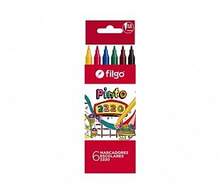 MARCADOR ESCOLAR FILGO PINTO 2220 EST X6