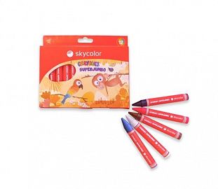 CRAYON DE CERA SKYCOLOR SUPER JUMBO CJ X12