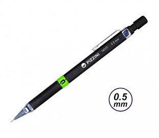 PORTAMINAS PIZZINI PLASTICO 0.5MM PUNTA FIJA Y CLIP METALICO