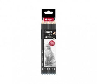 LAPIZ DE GRAFITO FILGO PREMIERE 2B CJ X12