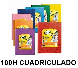 CUADERNO T/D EXITO E1 16X21 100H CUADRICULADO ARAÑA