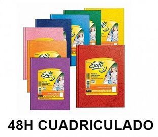 CUADERNO T/D EXITO E1 16X21 48H CUADRICULADO ARAÑA
