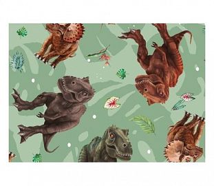 PAPEL AFICHE DECORADO MURESCO PAQ X10 DINOS 3D